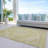 Machine Washable Indoor/Outdoor Chayden ACN1104 Gold Rug-100136601