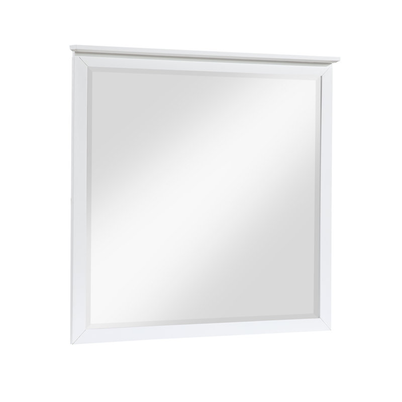 Miroir de commode Beckett, Bois blanc