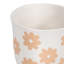 Sagebrook Home 6" Flower Power Planter, Black/White-1888640658