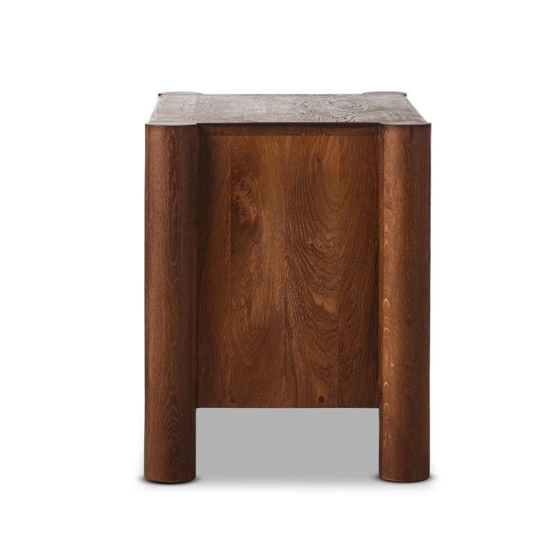 Ezri Nightstand-Cocoa Oak, Cocoa