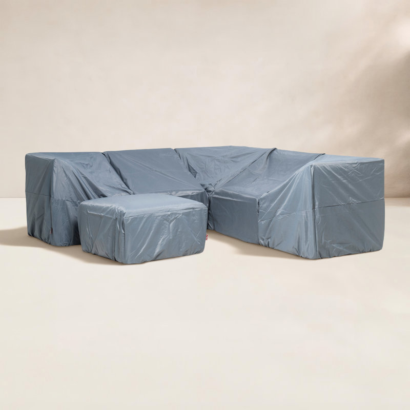 Canapé modulaire d'extérieur 6 pièces Big Joe, 6, Granit pâle