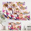 Fleurs tropicales rétro IV - Impression sur toile-59986623-59915660
