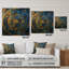 Illustration de mandala rétro The Great Mystery - Art mural abstrait géométrique en acrylique-125990462