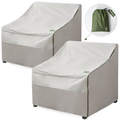 Housse imperméable pour chaise de patio Oxford 600D imperméable, 37 x 30 x 31 po