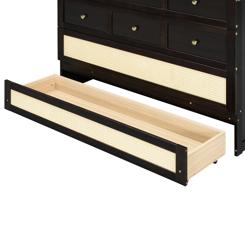 Lit double, pliable pour plus d'espace, sommeil confortable, articles de rangement de tiroir, unité pliable, charge de 350 livres, literie