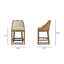 Tabouret de comptoir Charleston