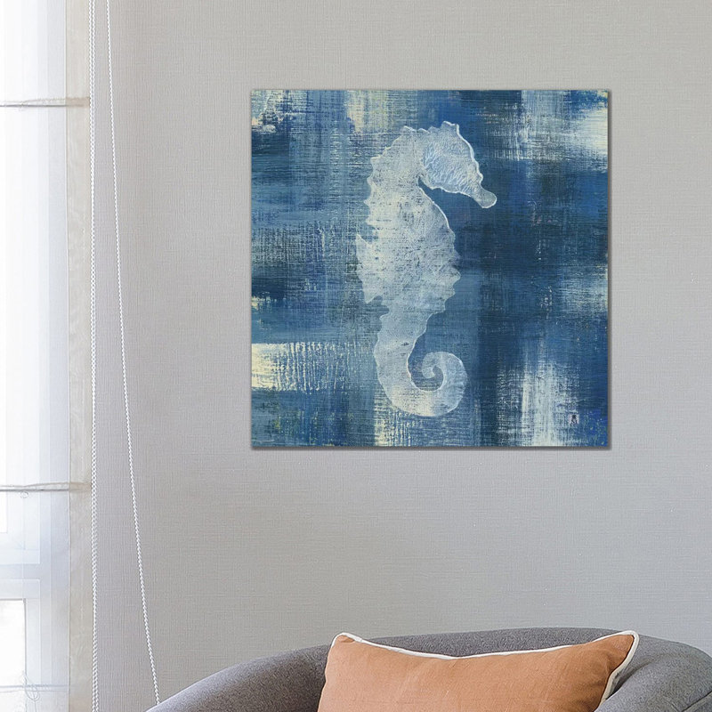 Batik Seas I by Studio Mousseau - Wrapped Canvas Painting, 66.04 cm H x 66.04 cm W x 1.91 cm D