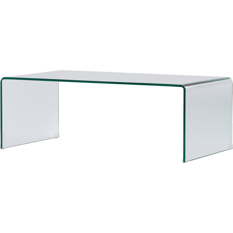 Table basse 24 "en verre transparent