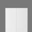 Garde-manger 34,6 po en métal blanc avec tablettes réglables - Organisateur de rangement de cuisine autoportant avec poignées à prise facile, assemblage requis, idéal pour la cuisine, la salle à manger, l’appartement