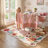 Tawann Machine Washable Floral Farmhouse Area Rug with Non-Slip Backing for Living Room, Dining Room, Bedroom-1645565563