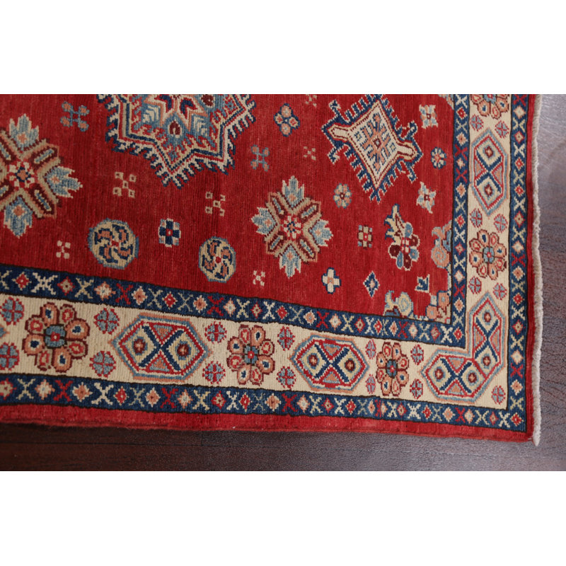 Tapis oriental géométrique Kazak 3 x 5