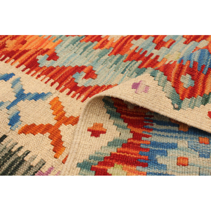 One-of-a-Kind 5'5" X 8'3" New Age Wool Area Rug in