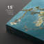 «Famous Artwork Almone Blossom» par Vincent Van Gogh, ensemble de 3 reproductions sur toiles tendues-56497641