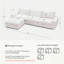 Canapé modulaire surdimensionné 113,8 po Aarti Cloud-1518206311