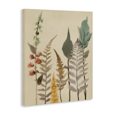 Fall Botanicals Forest Ferns Canvas, design by Elizabeth Medley
