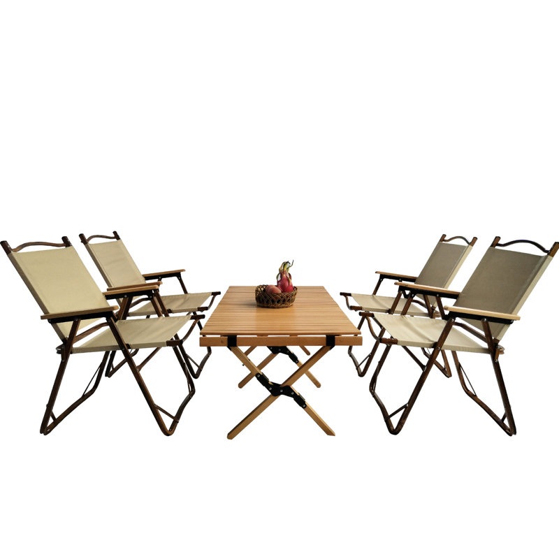 Salle à manger multi-désert - 1 table et 4 chaises, une expérience naturelle et inhabituelle pour les chaises d'intérieur et d'extérieur