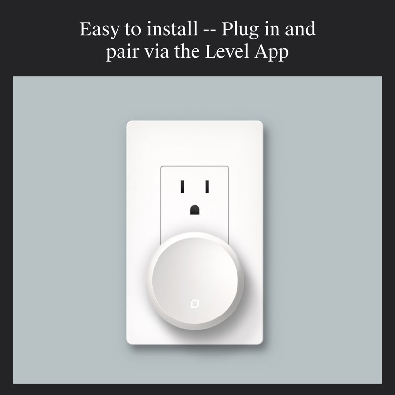 Level Connect Wi-Fi Bridge Accessory For Any Level Lock or Bolt- Works with Alexa & Google - White