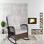 Chaise berçante d'extérieur en osier à assise large (sans la table)-525723003-525723001