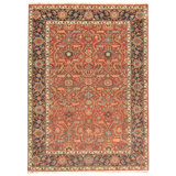 Traditional One-of-a-Kind Rectangle 6'1" X 9'1" Hand Knotted Area Rug