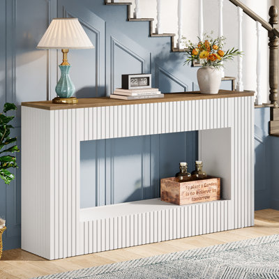 Console de rangement en bois manufacturé