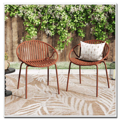 Chaises empilables d'extérieur pour patio