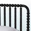 Ensemble de chambre à coucher Bavaria 3 pièces pour lit queen, noir