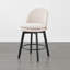 Tabouret de comptoir pivotant rembourré Mckenli-54327497-54327498