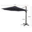 Parasol de marché extérieur en porte-à-faux 11 pi Bellcast-1375096651