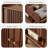 Modern Nut-Brown Solid Wood Shoe Storage