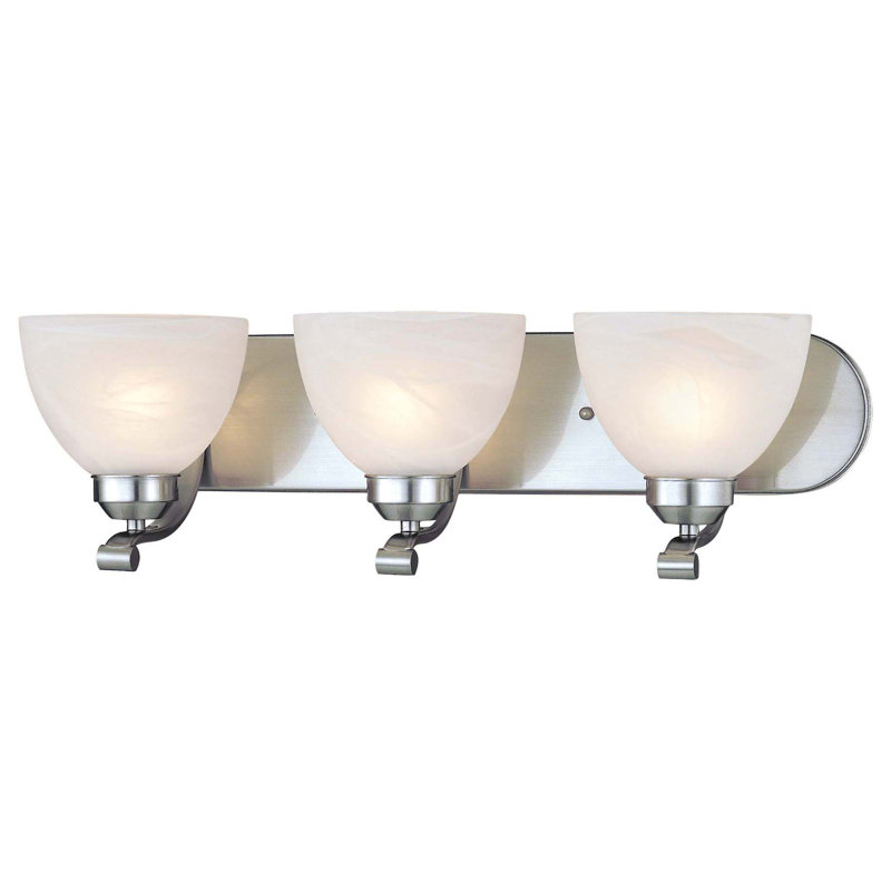 Stivers 3 - Light Bath Bar, 100 Watt (not included), Brushed Nickel