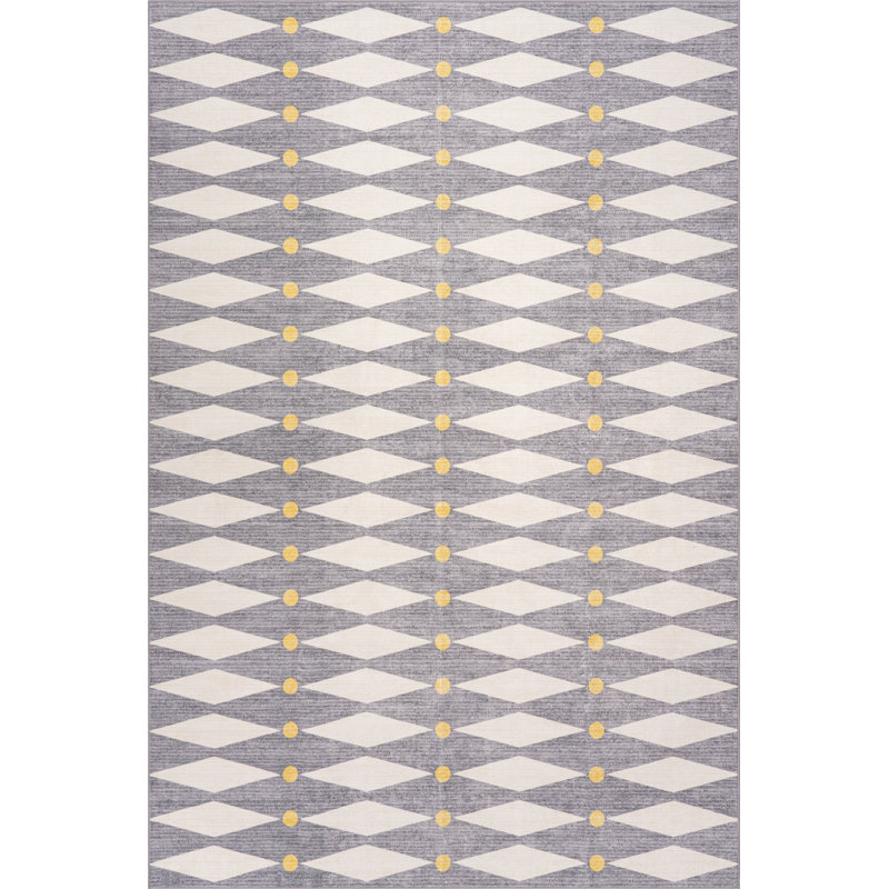  Tapis lavable Farenna Diamond, Rectangle 5 pi x 7 pi