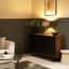 Dadiva Brushed Chrome Stem Table Lamp with Velvet Reni Shade-438168487-412353861-412353863