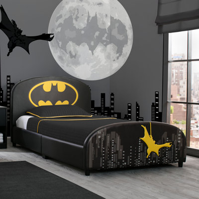 Batman Upholstered Twin Bed by Delta Children