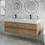 Meuble-lavabo de 60 po avec lavabo en quartz d'ingénierie et tiroirs noirs doux-3722472