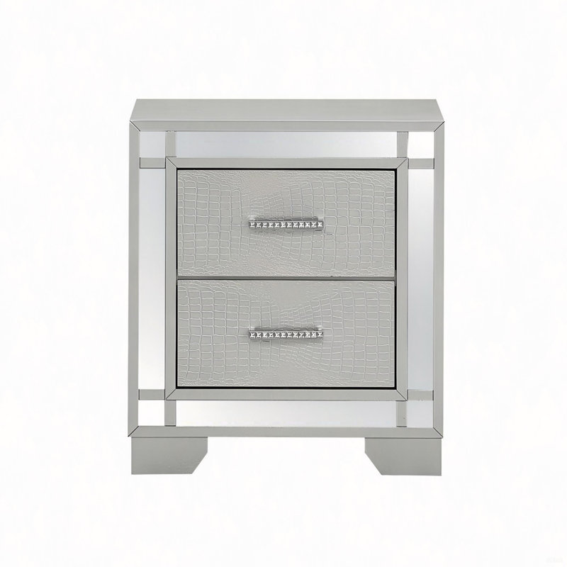 Table de chevet, table de chevet de 26 po, aucun assemblage requis, robuste et élégant, s'adapte à tous les décors