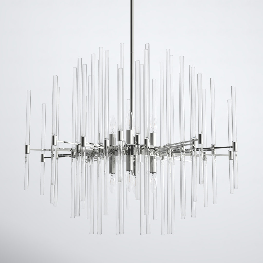Chadley 8 - Light Dimmable Cylinder Chandelier AllModern Base 
