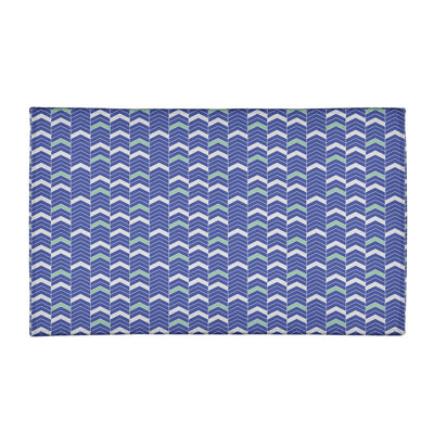 Chenille Chevron Indoor Rug