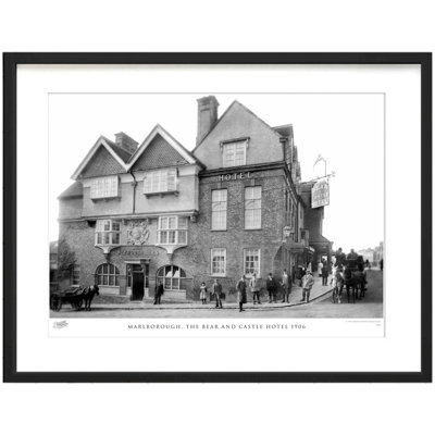 Marlborough, The Bear And Castle Hotel 1906 - Single Picture Frame Print