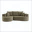 Canapé modulaire courbé 106 po avec méridienne-1874687581