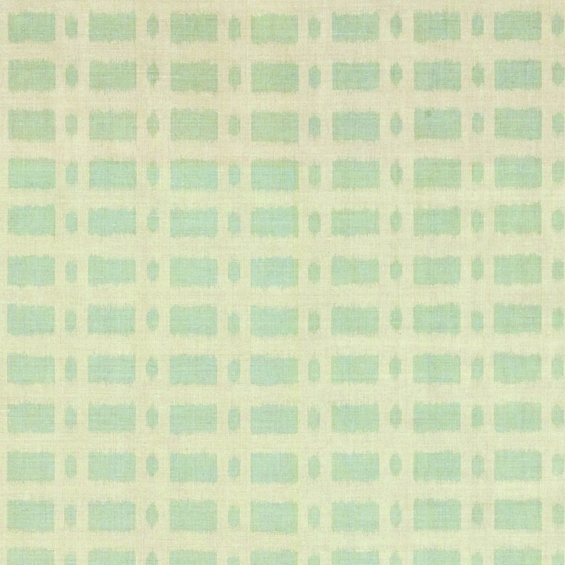 Schumacher x Veere Grenney Townline Road Fabric, Aqua