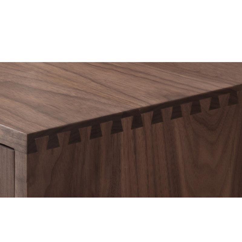 European Style All Solid Wood Small Bookcase