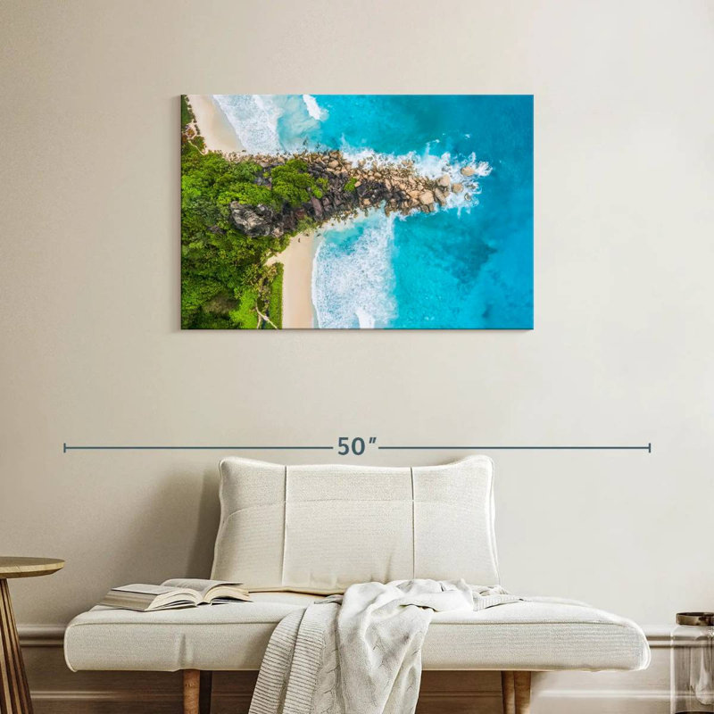 Gillard La Digue Seychelles, H 24 po x l 36 po