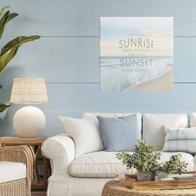Sunrise & Sunset Statement Canvas, design by Natalie Carpentieri