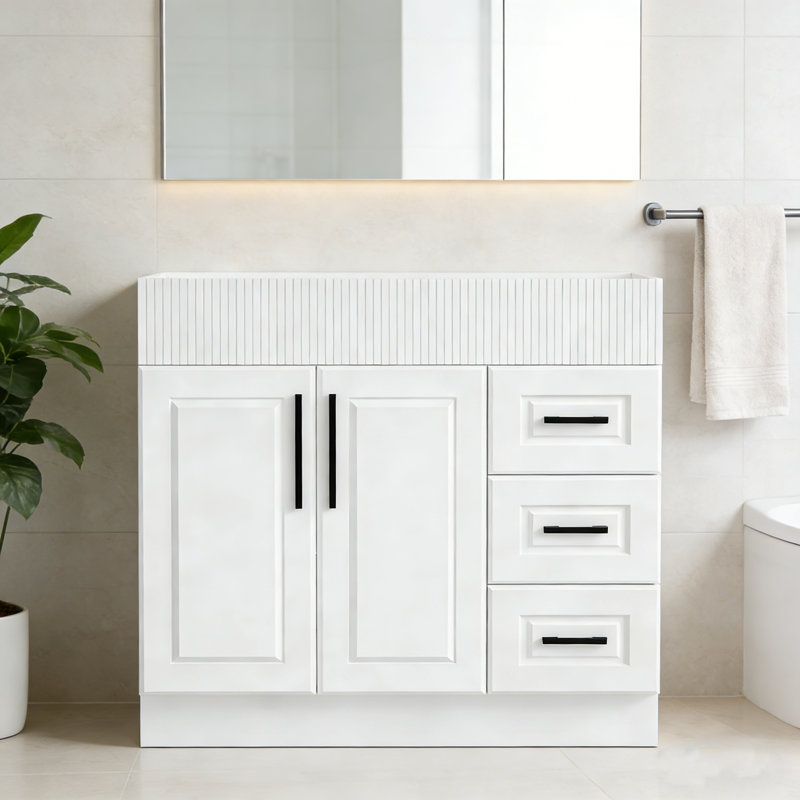 Modern 36" Bathroom Vanity Single Vanity Wothout Top And Sink