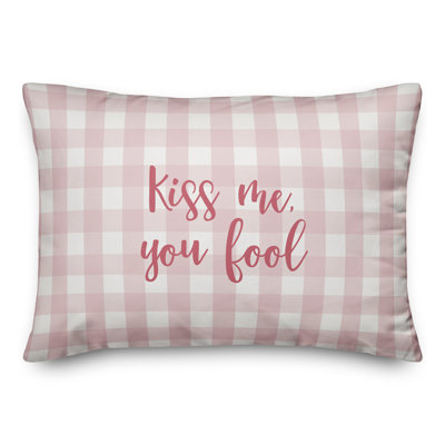  Coussin Kiss Me You Fool