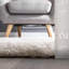 Tapis blanc / gris Anel-18101097
