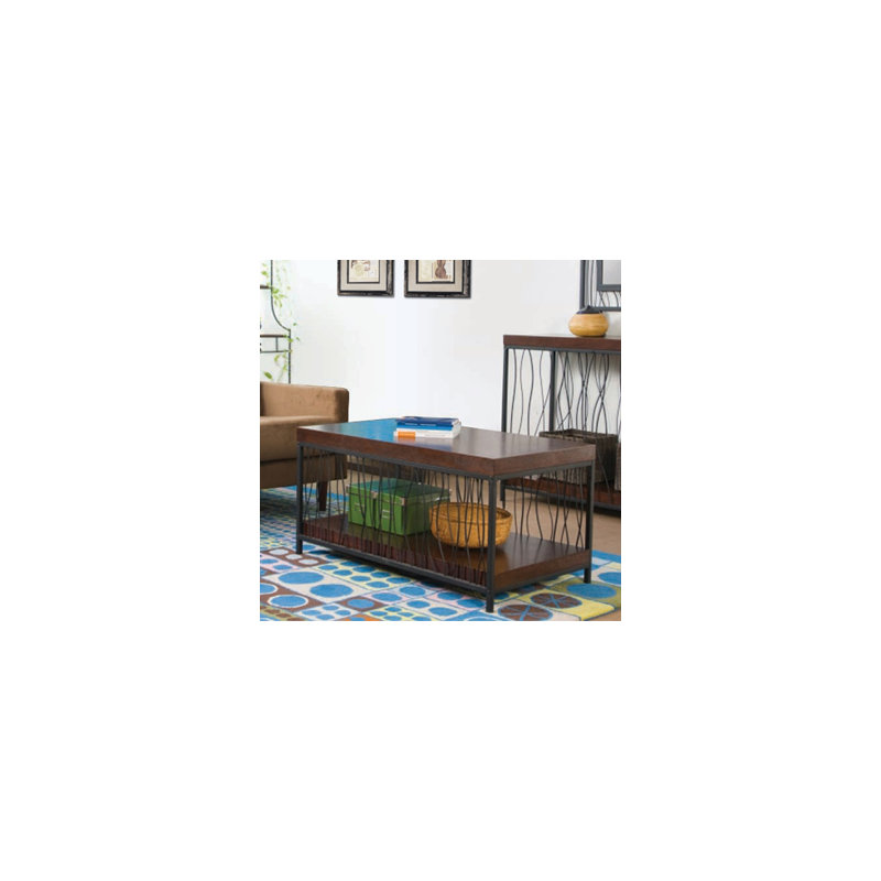 Table basse en fil métallique
