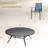 11-pieces Patio Round Outdoor Dining Set With Stackable Armchair-519380997