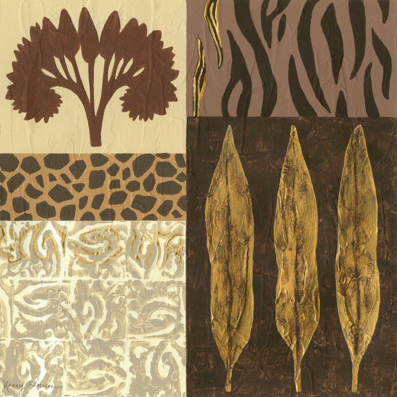 Sophisticated Safari I by Nancy Slocum - Wrapped Canvas Print, 91cm H x 91cm W x 3.8cm D