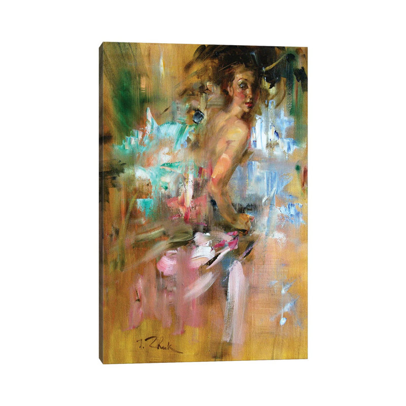 Reproduction d'art sur toile tendue "She Whirl" par Ihor, H 26 po x l 18 po x 1,5 po